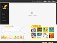 Tablet Screenshot of kalyaniads.com